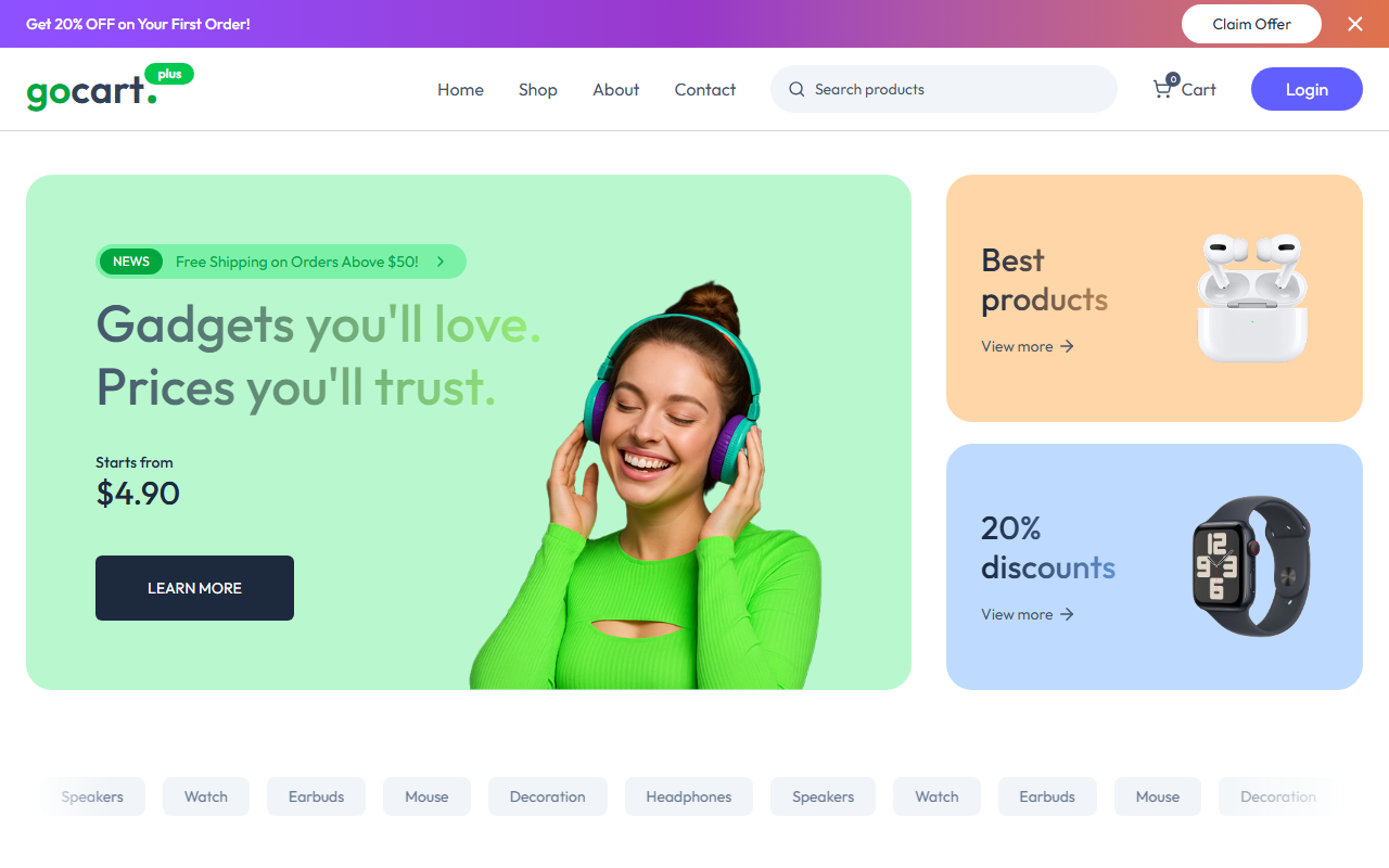Marketplace Demo — project screenshot